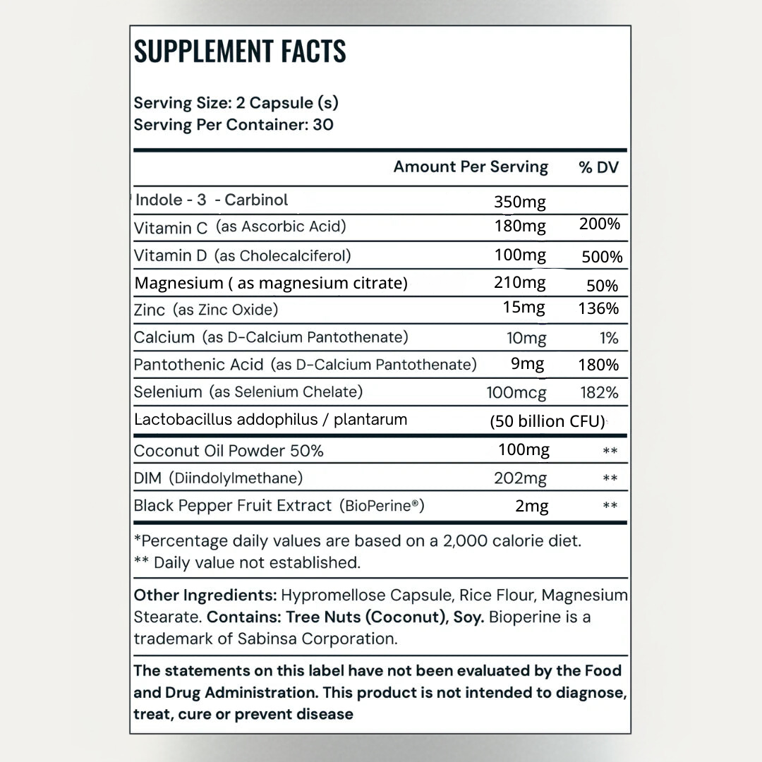 Hormonal Acne Supplement