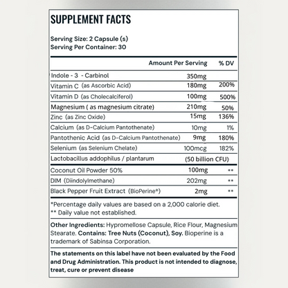 Hormonal Acne Supplement