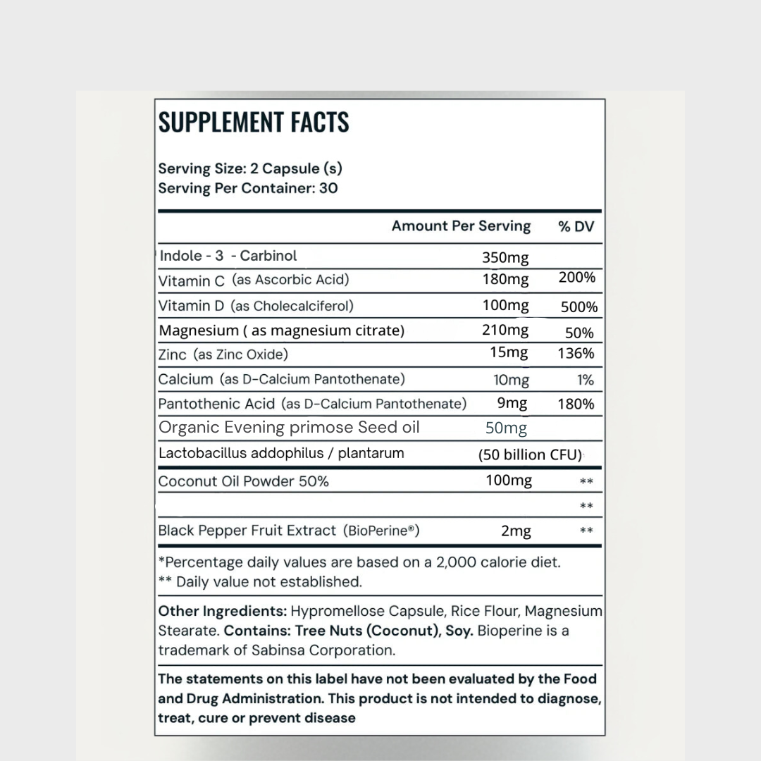 Hormonal Acne Supplement